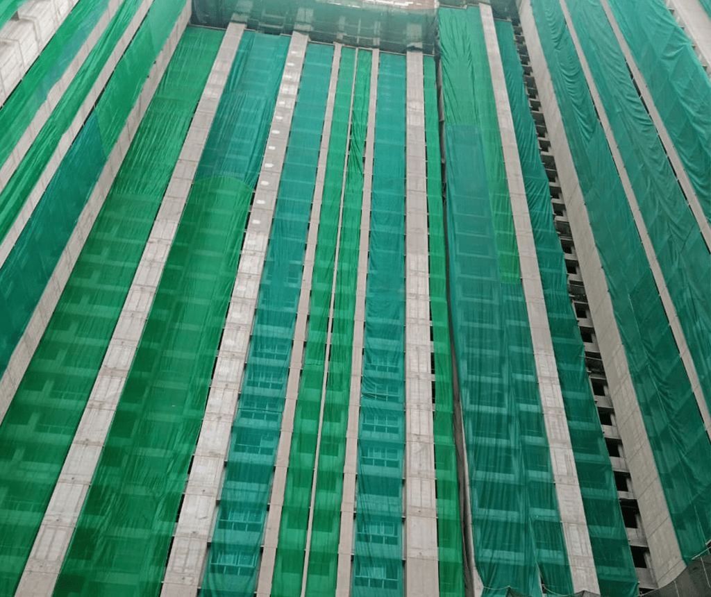 High-Rise Building Safety Netting