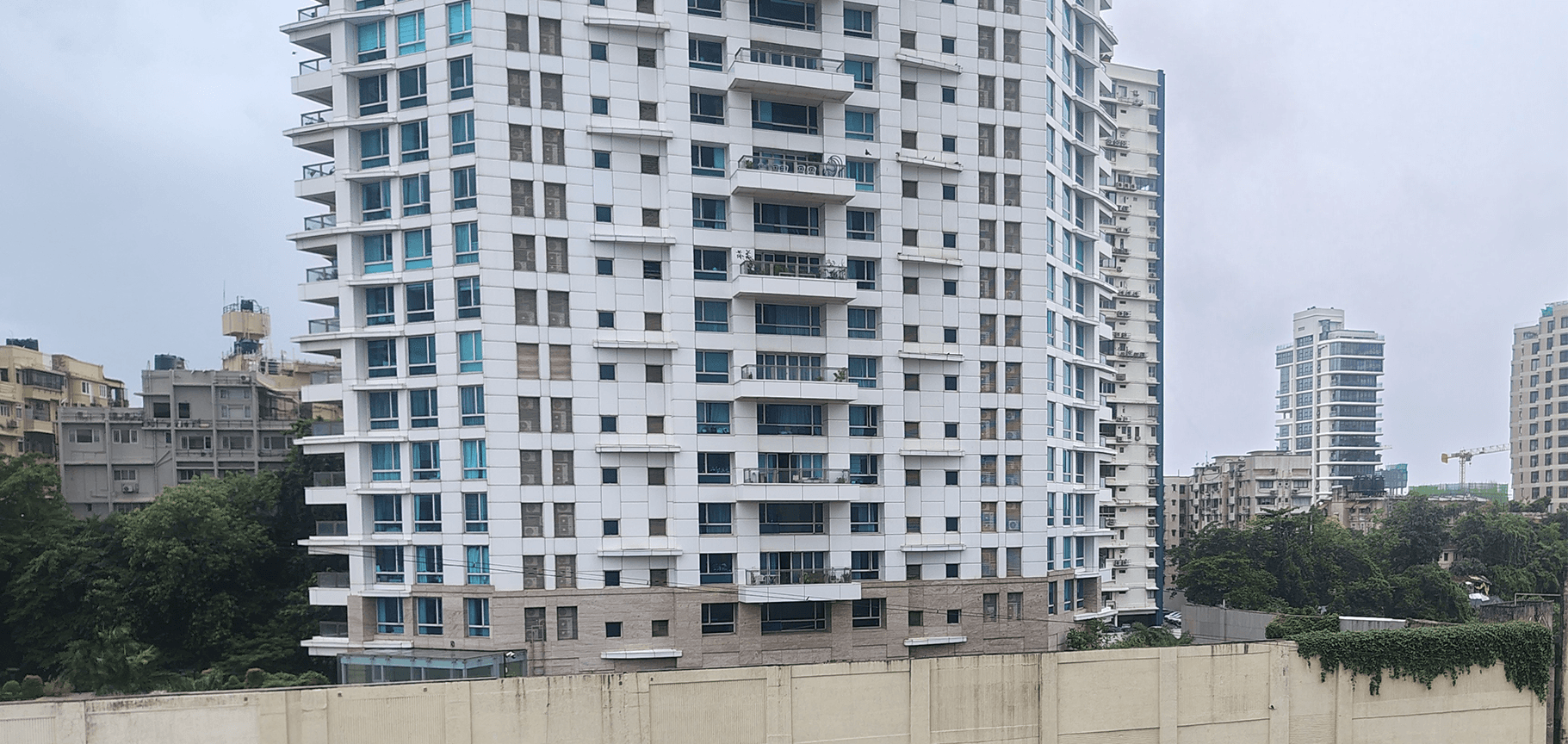 Modern Glass ACP Panel Installation