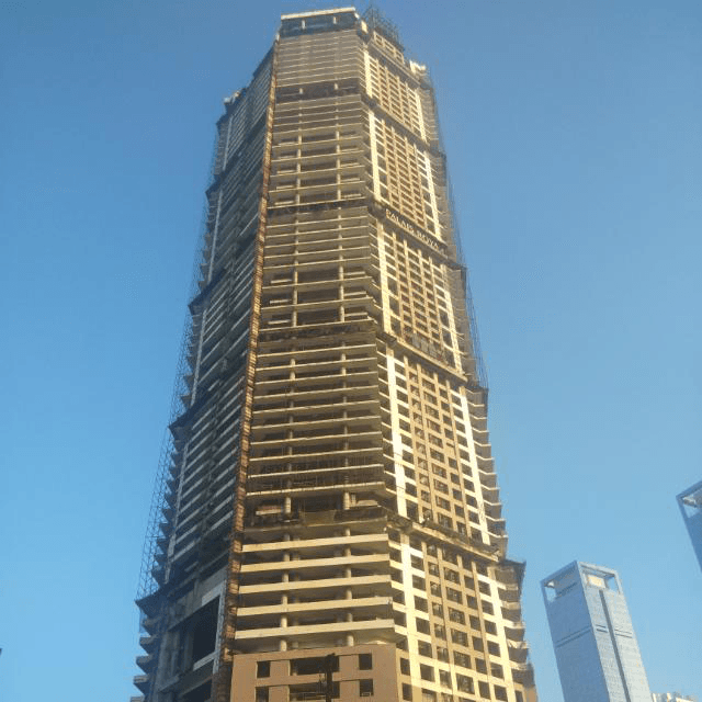 Modern Glass ACP Installation